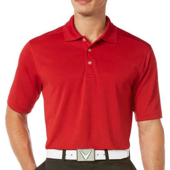 Callaway Other - Callaway Golf Polo Shirt Opti Dri CGM211 Chili Pepper Red Men’s Small
